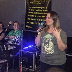 Jessie was an AWESOME host and planner along with help from several folks. Here she shared some fun memories of her brother and it kinda turned into a roast. 🙂