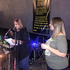 Roxanne sharing her memories.