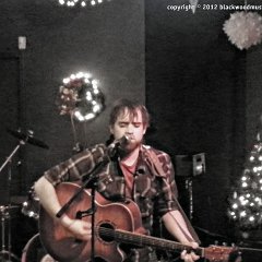 ... and shares an original Christmas tune