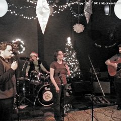 Jacob (left) recently joined Sixteen Penny as their new lead singer