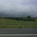 the day started out pretty stormy. was a little worried until I saw on the radar that it was moving out.