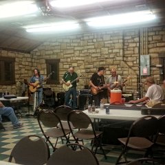 On June 27, 2013, several "old" musician buddies got together for a jam at Lake Shawnee Shelter House #3, Topeka KS